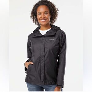 Columbia Black Utility Jacket Waterproof Outdoor Essential